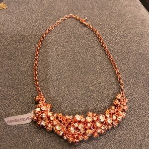 Bauble Bar Rose Gold Statement Necklace